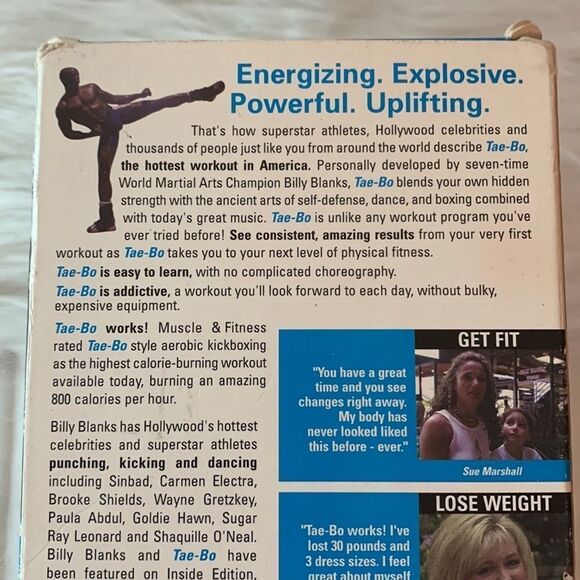 TAE BO ADVANCED Ultimate Total Body Workout for Men & Women(VHS 1998)TESTED-RARE - Picture 10 of 15
